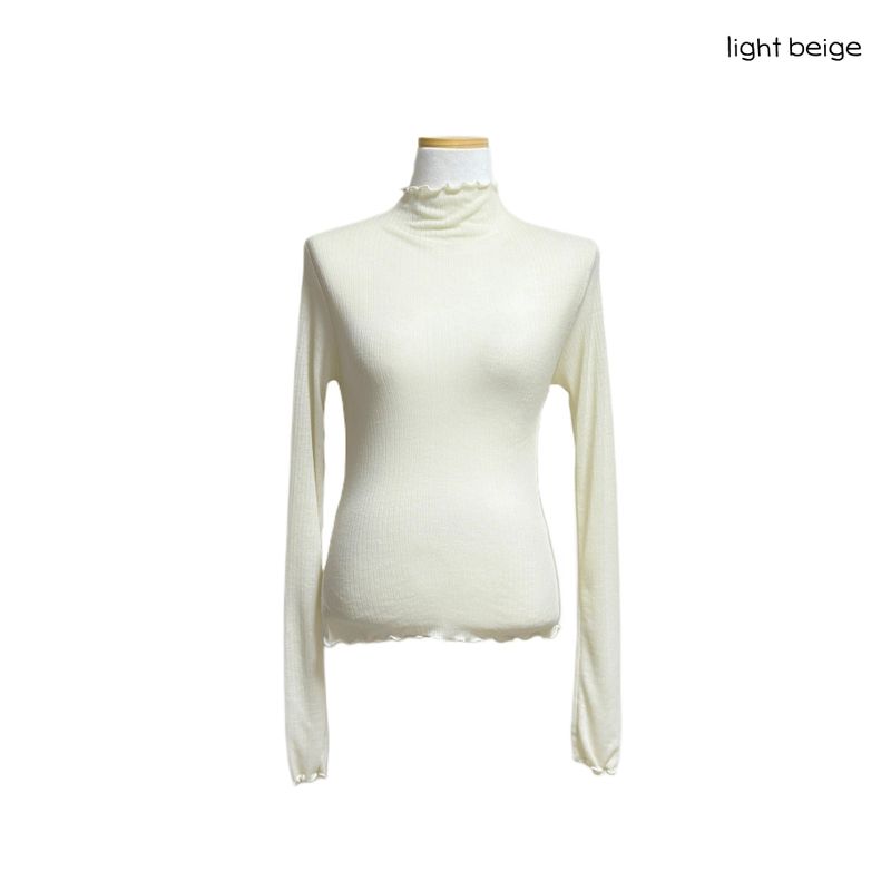 (4color) Soft Wave Half-Neck Tee