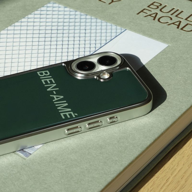[MADE] BIEN-AIMÉ SILVER EPOXY PHONE CASE