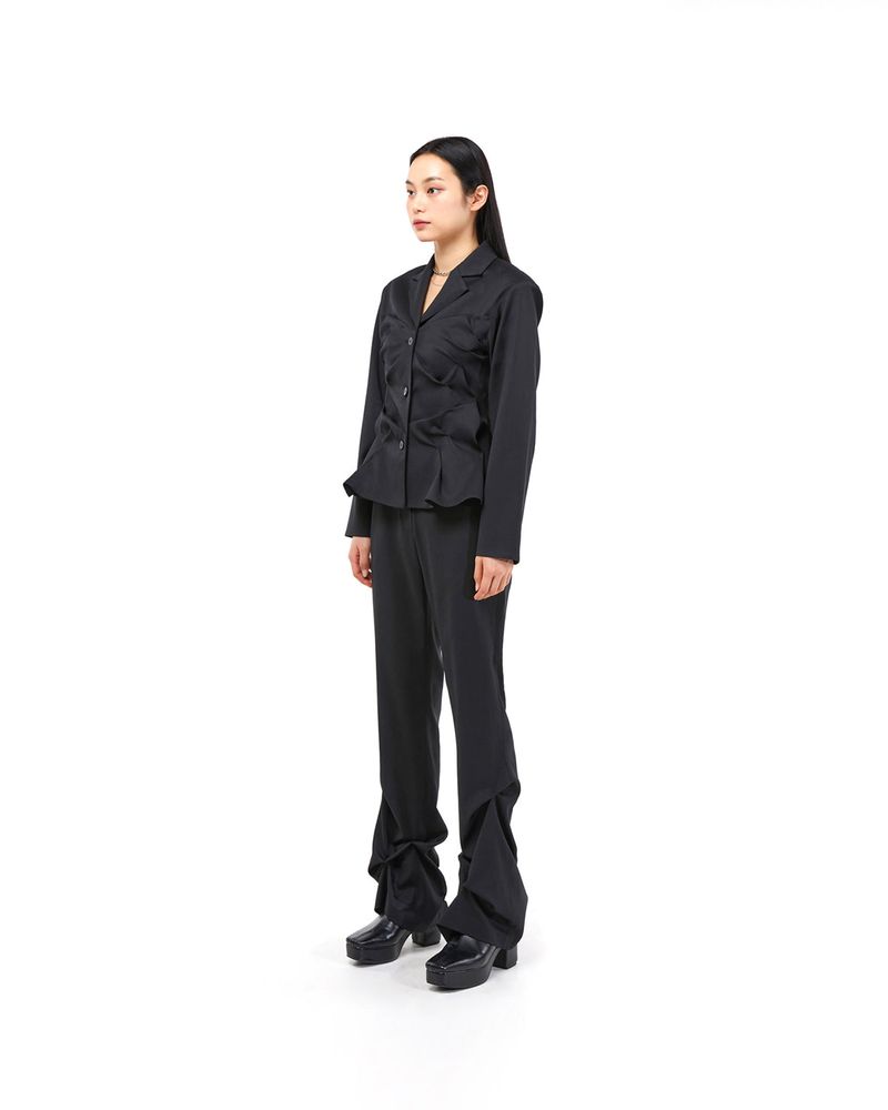 DOZI - Slim Trousers _ Black