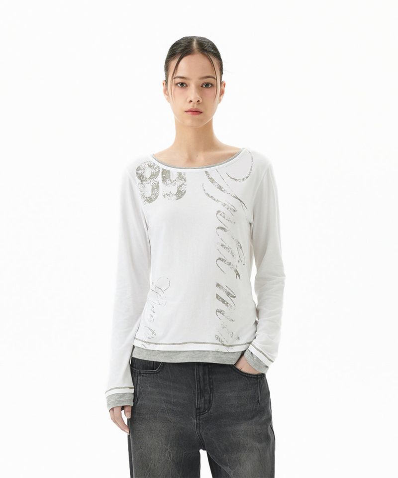 TRUTH LAYERED LONG SLEEVE TEE