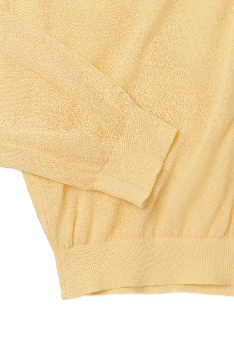 Airy summer cardigan_yellow