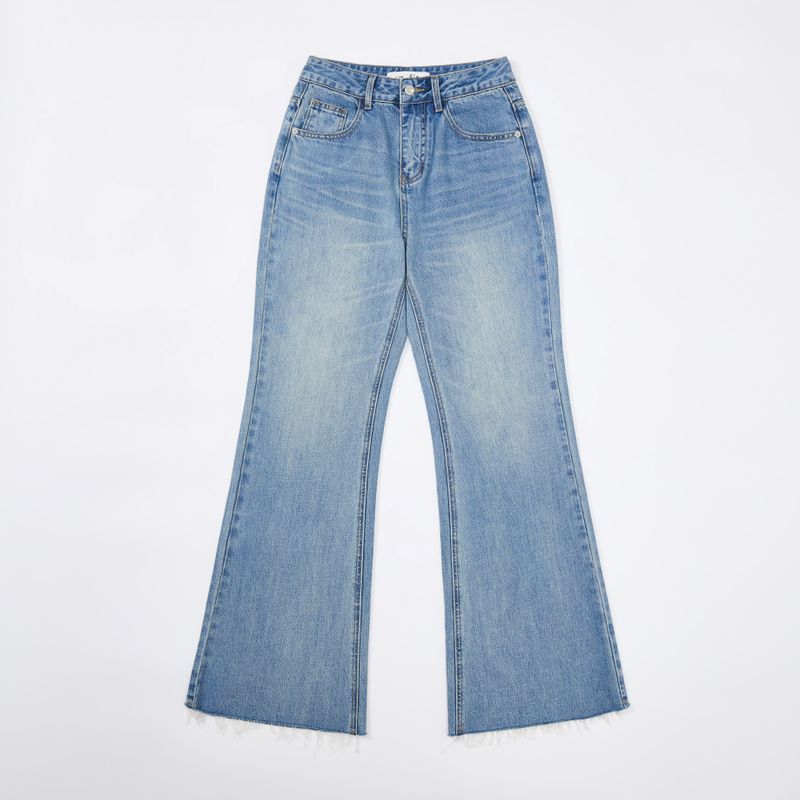 2ND REORDER EMBROIDERED FLARE JEANS code 25101