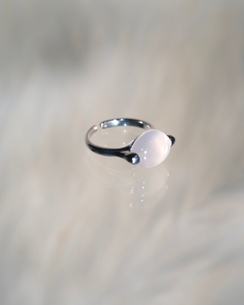 JELLYBEAN STONE OPEN RING