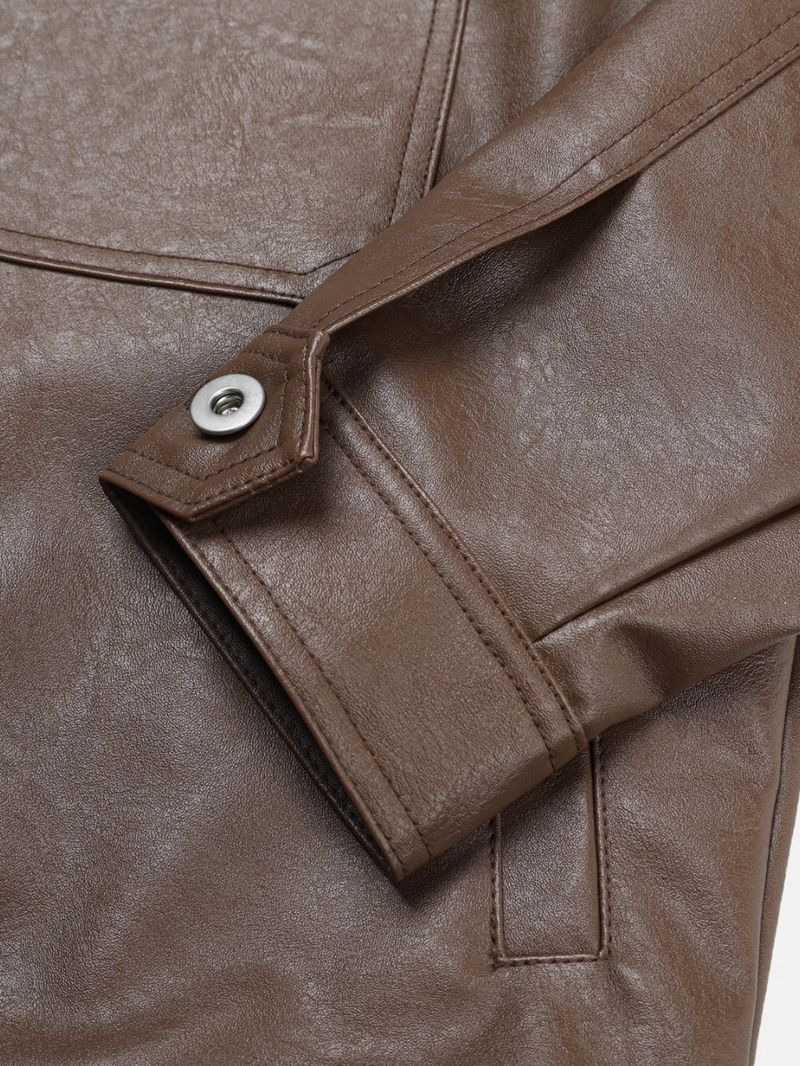 Coupei leather crop jacket