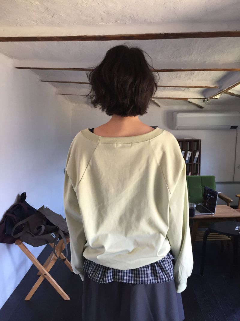 Nice pocket boatneck t-shirt (3color)