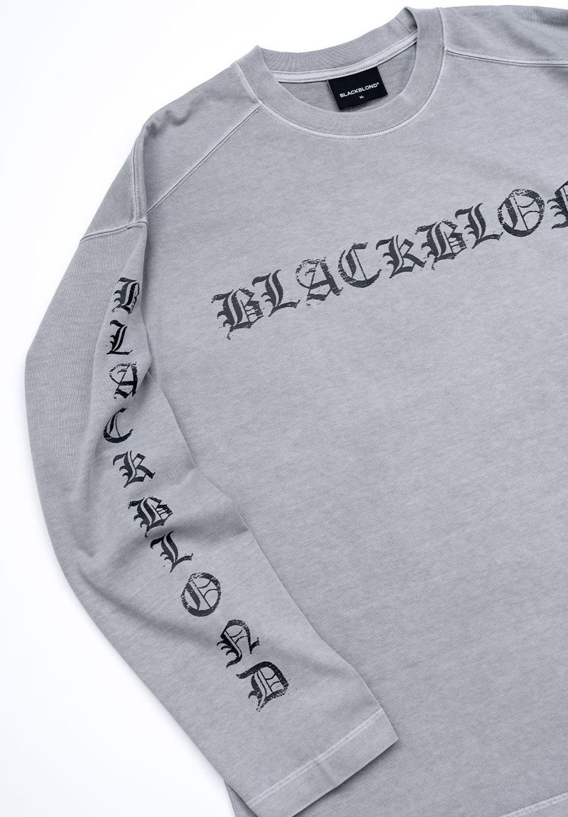 BBD クラッシュドフェイスピグメントロングtシャツ