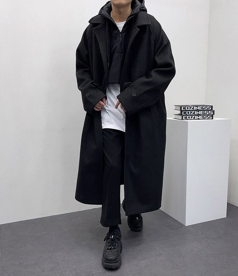 TW Regular Balmacan Wool Coat (3colors)