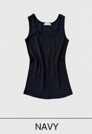 [1+1] Essential Square Neck Sleeveless