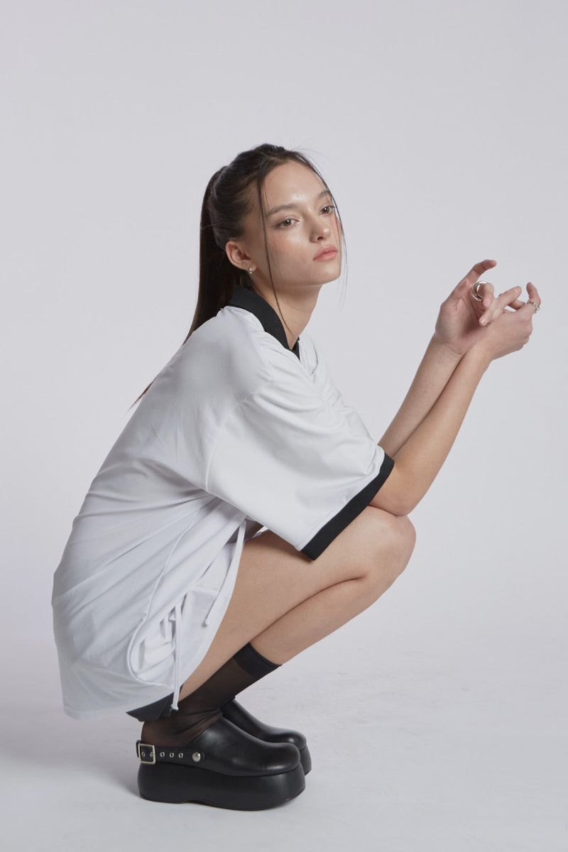 SPORT RIBBON TOP(WHITE)