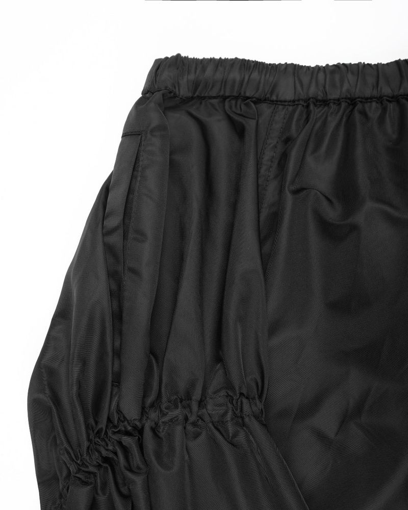  SHIRRING BACK POCKET SKIRT