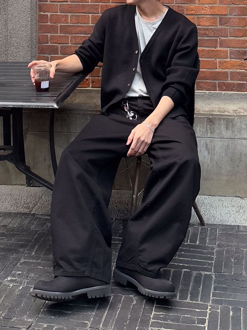 [Premium] Clean Wool Knit Cardigan