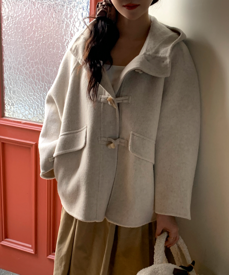 Duffle Half-Length Handmade Coat Jacket