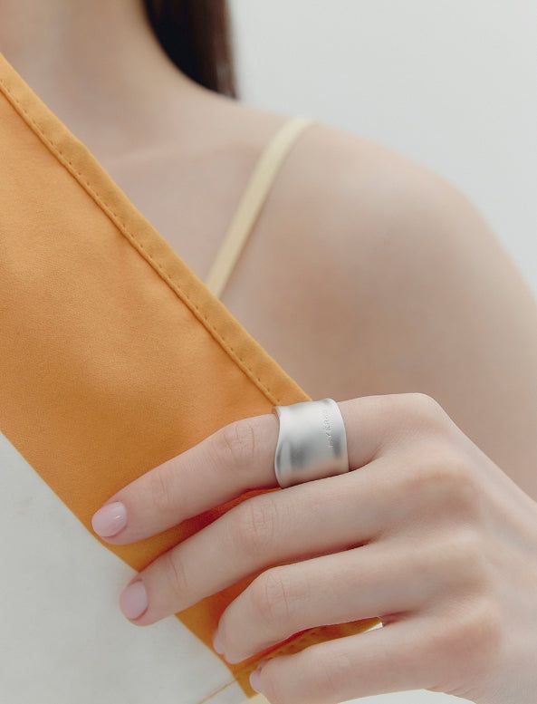 hyeres lor（イエール・ロール）の「26SS★ [Premium Plating] H Edition AB(M) Mass Wave Ring（Accessories）」