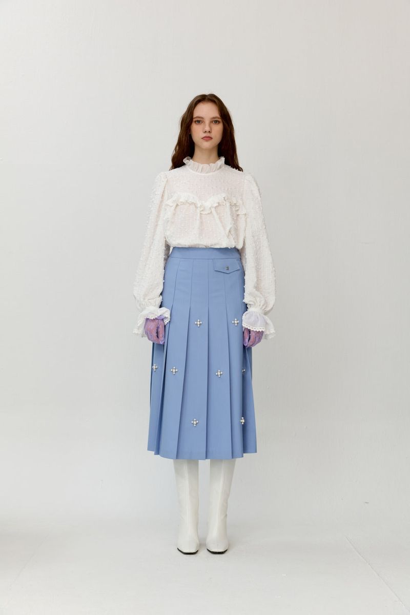 Ruffled blouse