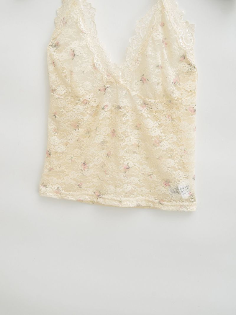 Elin Lace Floral Sleeveless