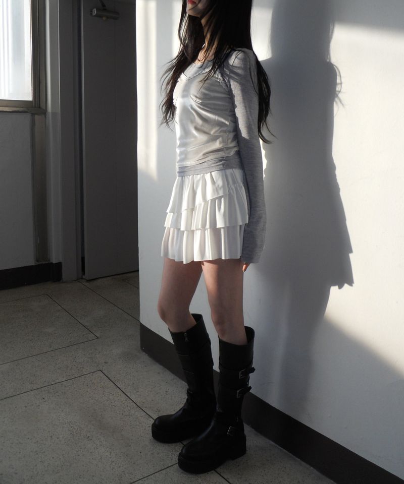 peony frill skirt