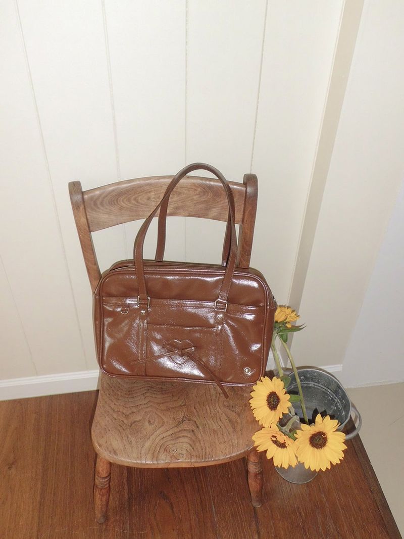 クラシックリボンスクールバッグ_vintage brown