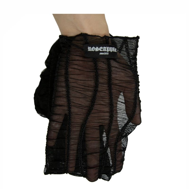 212-mesh wave knee-socks