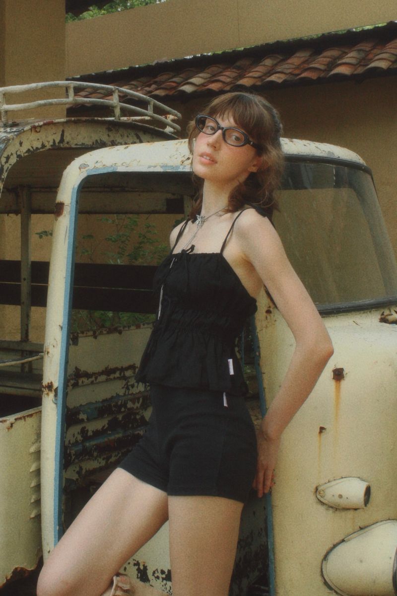 19DEGREES（19ディグリーズ）の「Linen with wood charm top（Tops）」