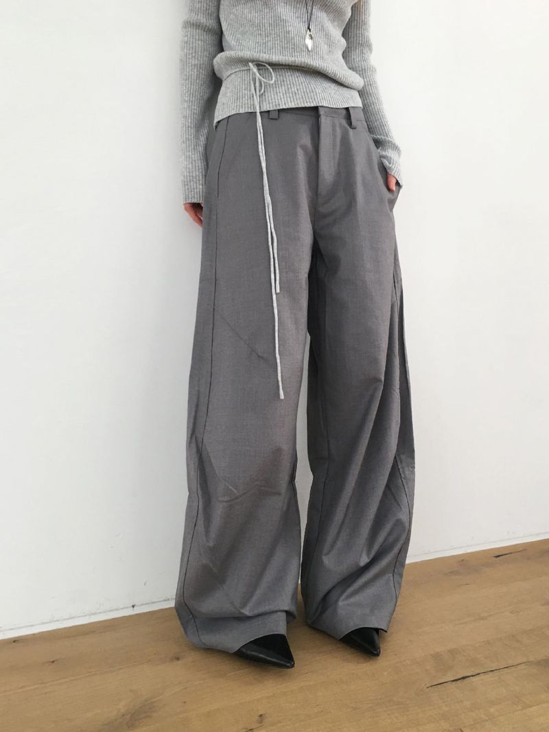  ベリティ バルーンスラックス（グレー、ブラック）
