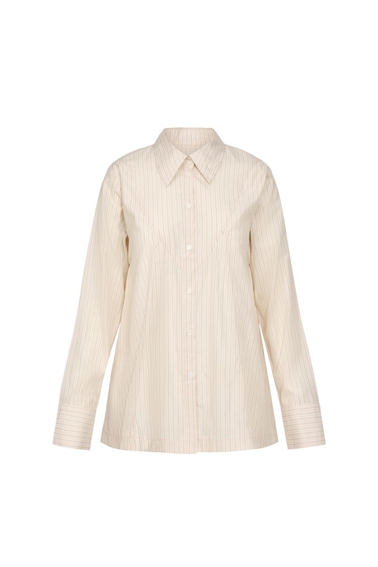 Classic flare-lined shirt (STRIPE)