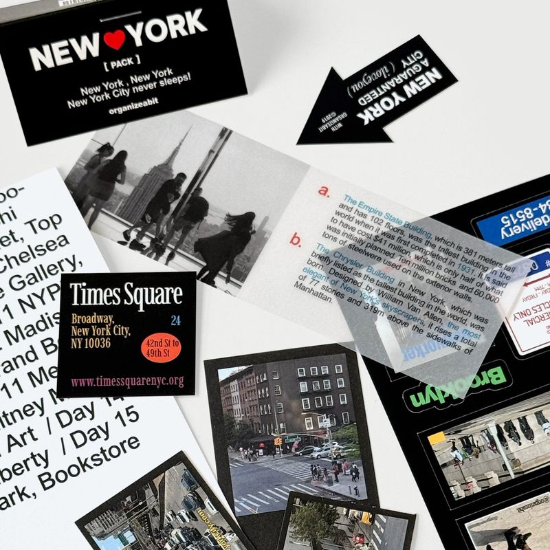 oab newyork pack / scrap sticker set