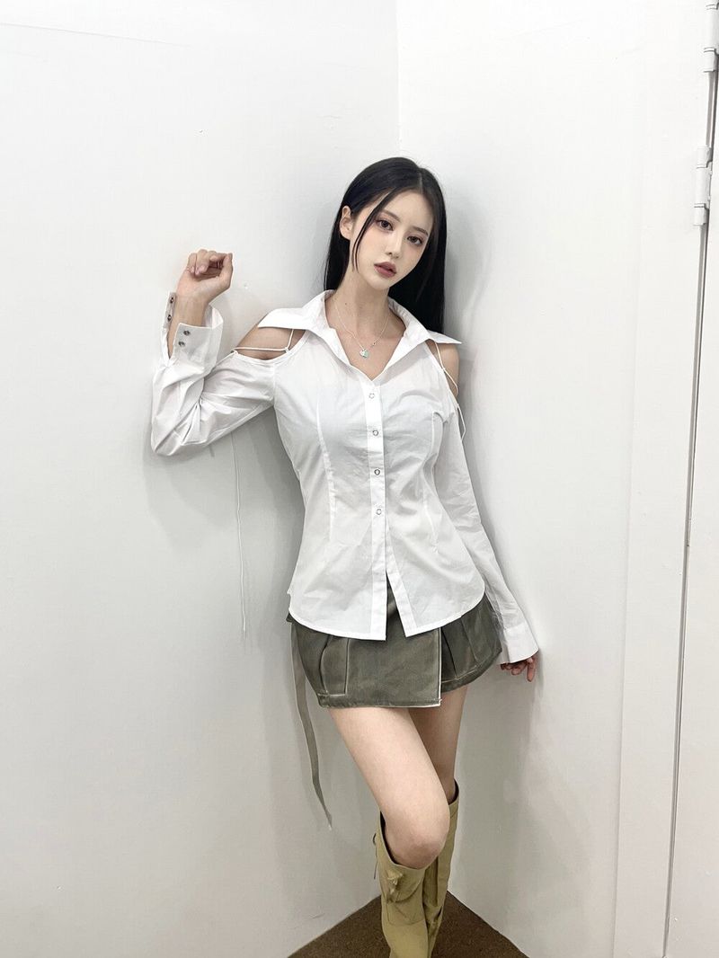 1030. Gradation wrap belt mini sk (2color)