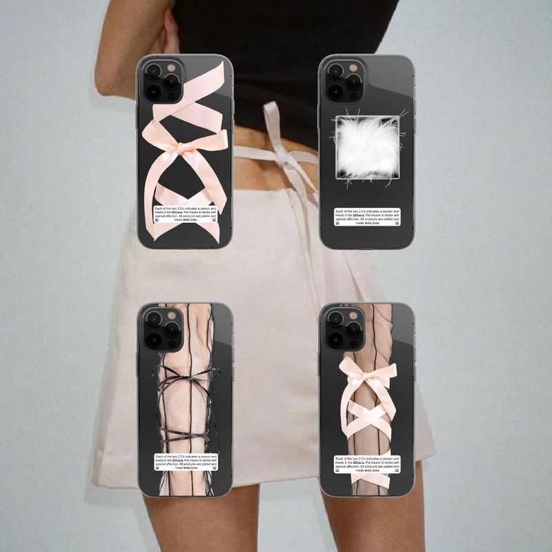 ballet ribbon case - pink