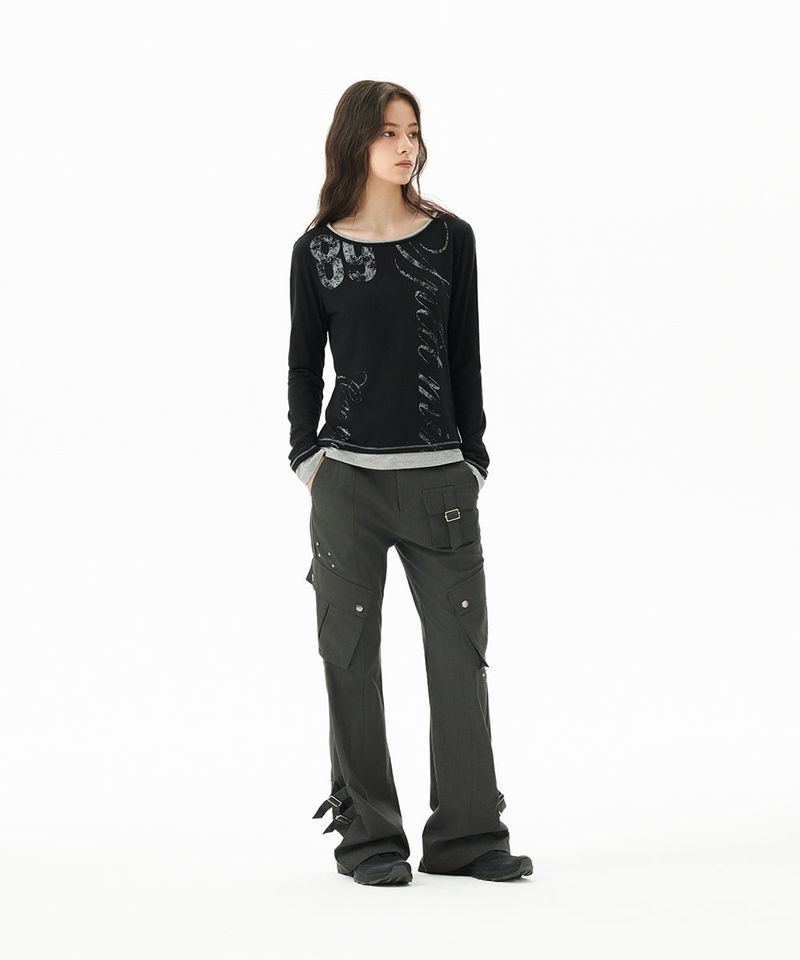 TRUTH LAYERED LONG SLEEVE TEE