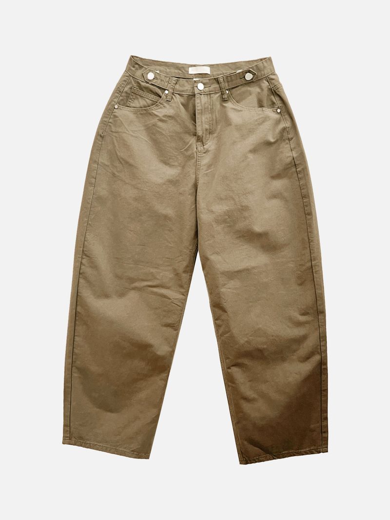 Cien Cotton Wide Balloon Pants 4C