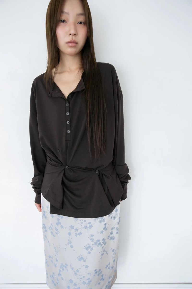 loop button over loose top(4colors)