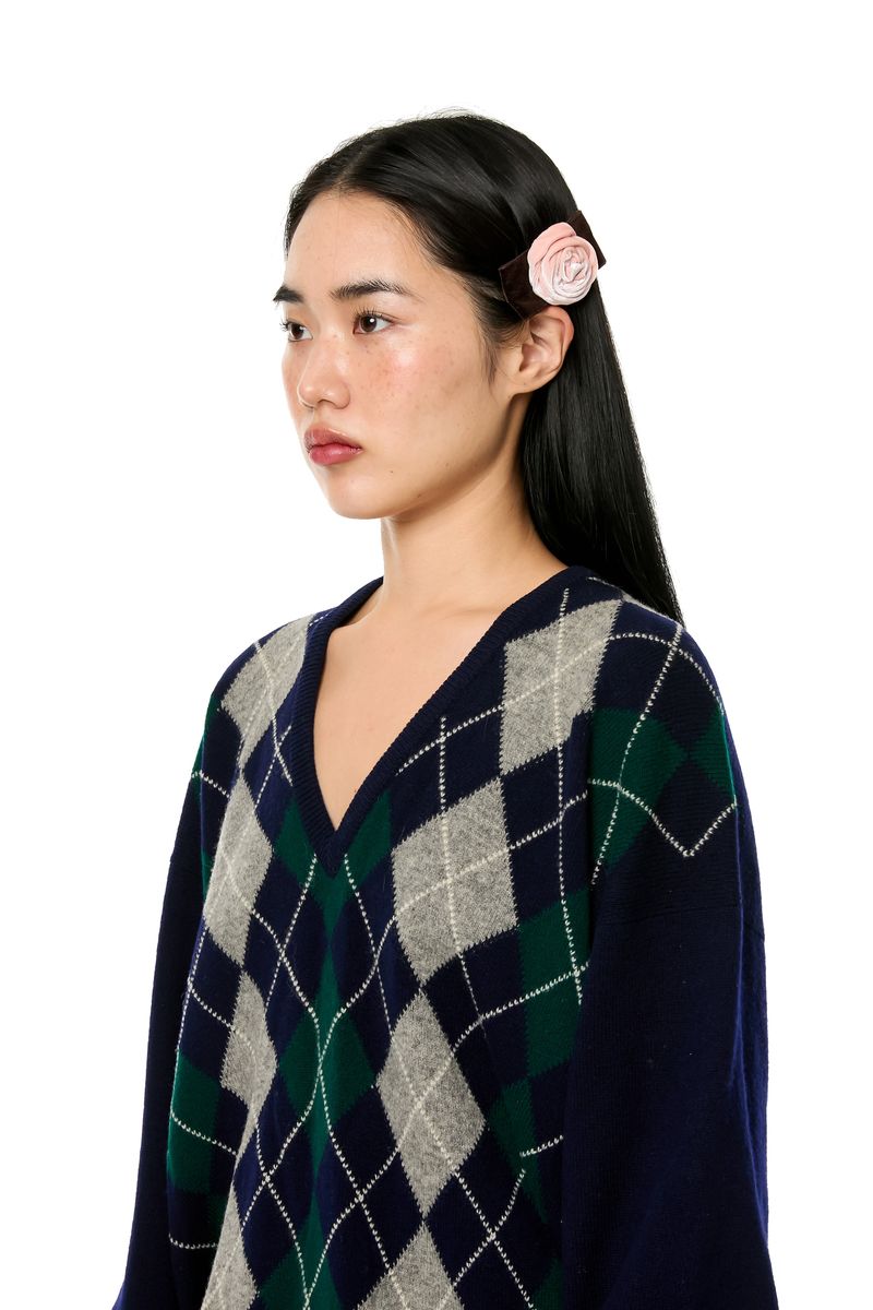 YONOSE（ヨノセ）の「VELVET ROSE PIN / PINK（Hair Accessories）」