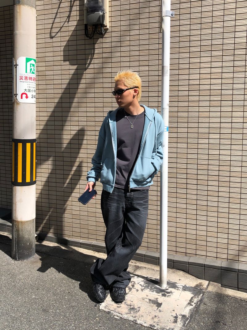 BLOBBY(ブロビー)の「DAMAGE HOOD ZIP-UP(Jackets/Outerwear)」