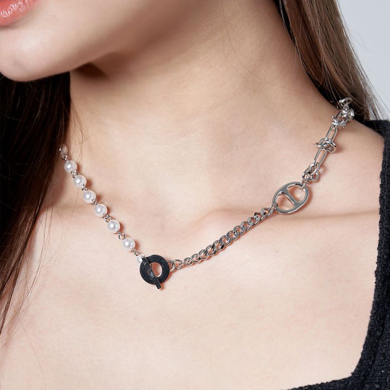 HAWHA(ハワ)の「MIX CHAIN CAP NECKLACE(Accessories)」