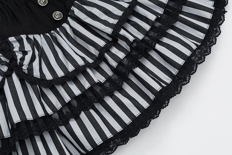 Violet Punk Ribbon Skirt