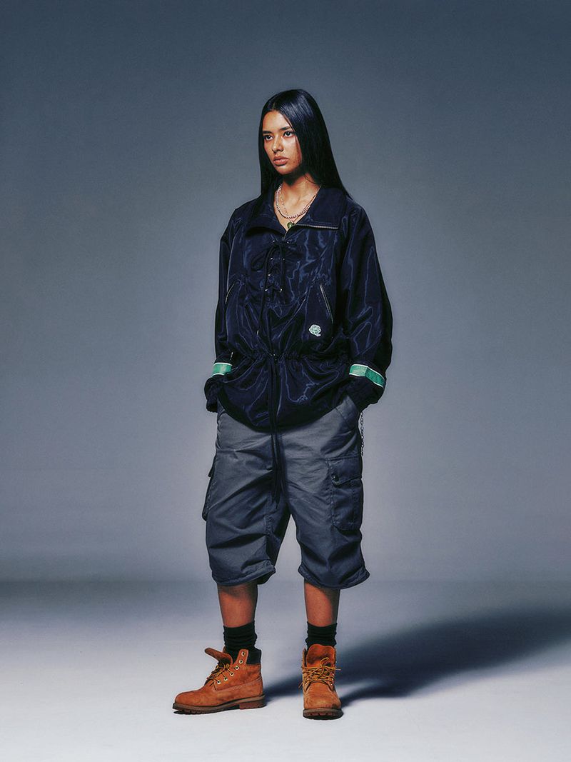 NYXX（エヌワイエックスエックス）の「LACE UP ANORAK JACKET (BLACK)（Jackets/Outerwear）」