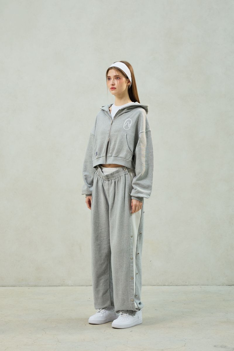 PITA SNAP OFF SWEAT PANTS / MELANGE