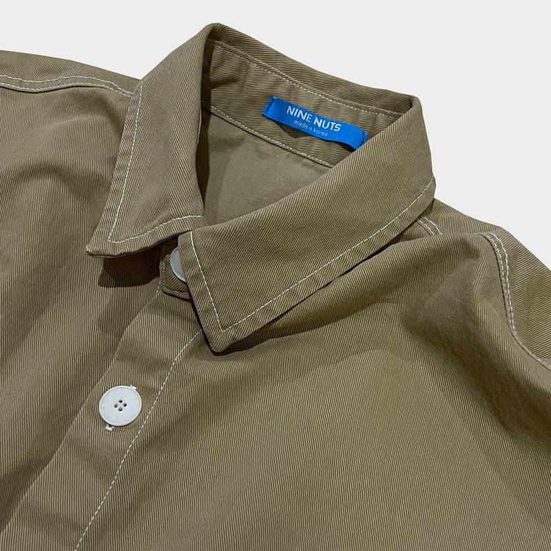 bio jacquard pocket shirts_beige