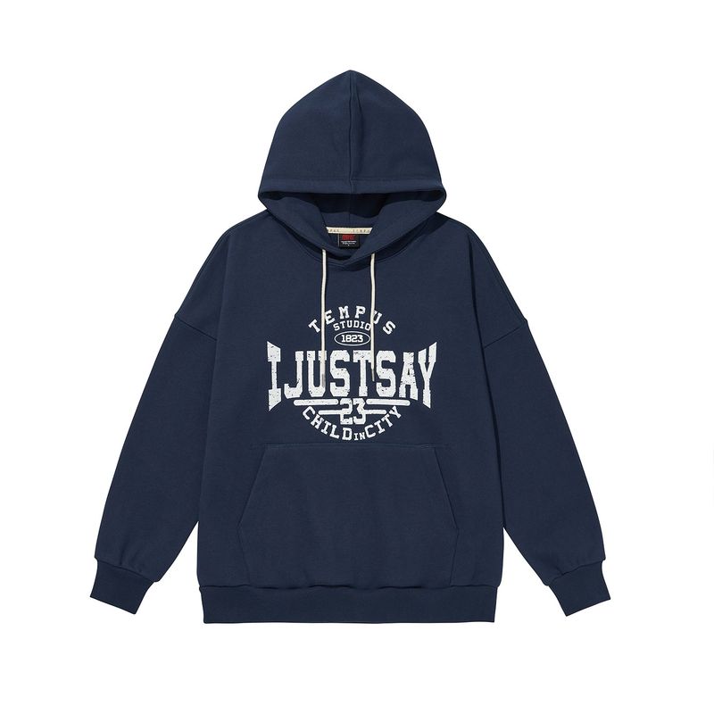 TEMPUSSTUDIO（テンプススタジオ）の「JUST SAY HOODIE [NAVY]（Tops）」