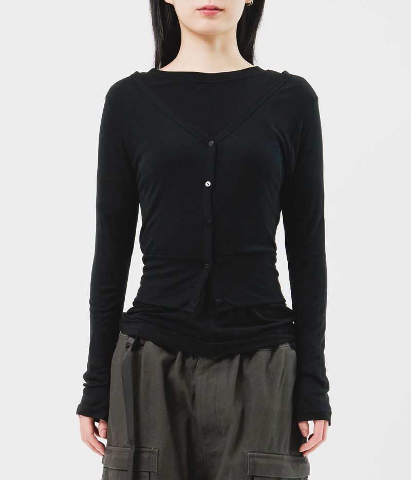 HIFIFNK（ハイファイファンク）の「(W) Silky Cardigan (3color)（Tops）」