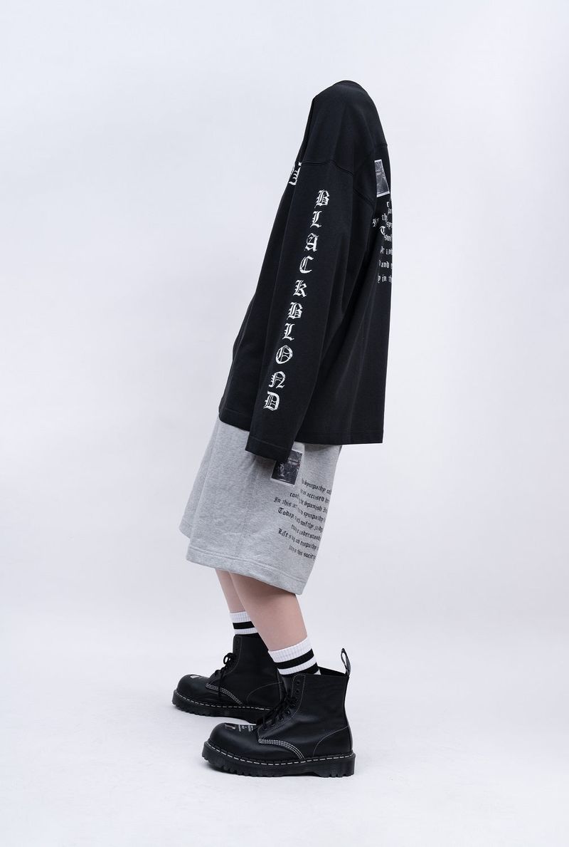BBD Crushed Faith Sweatshorts (Gray)