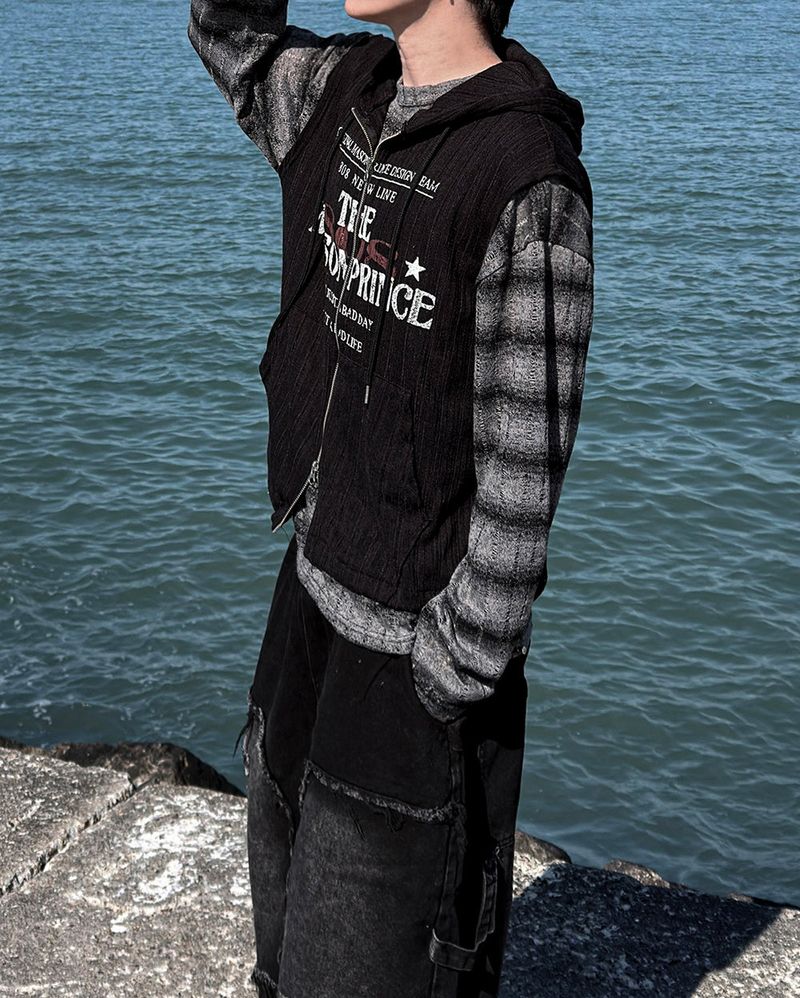 Kaiden Knit Hood Vest