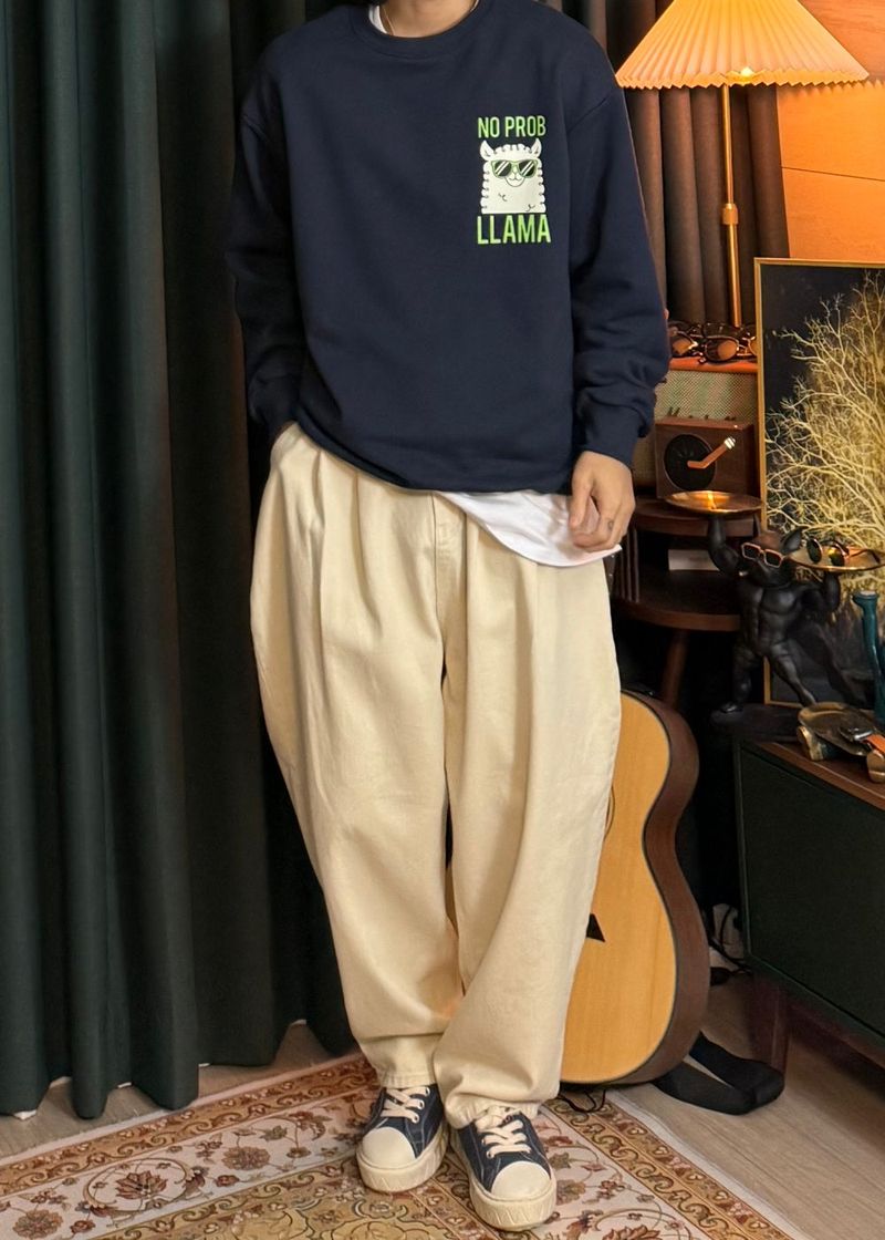 Couple Lama Character Sweatshirt 3COLOR