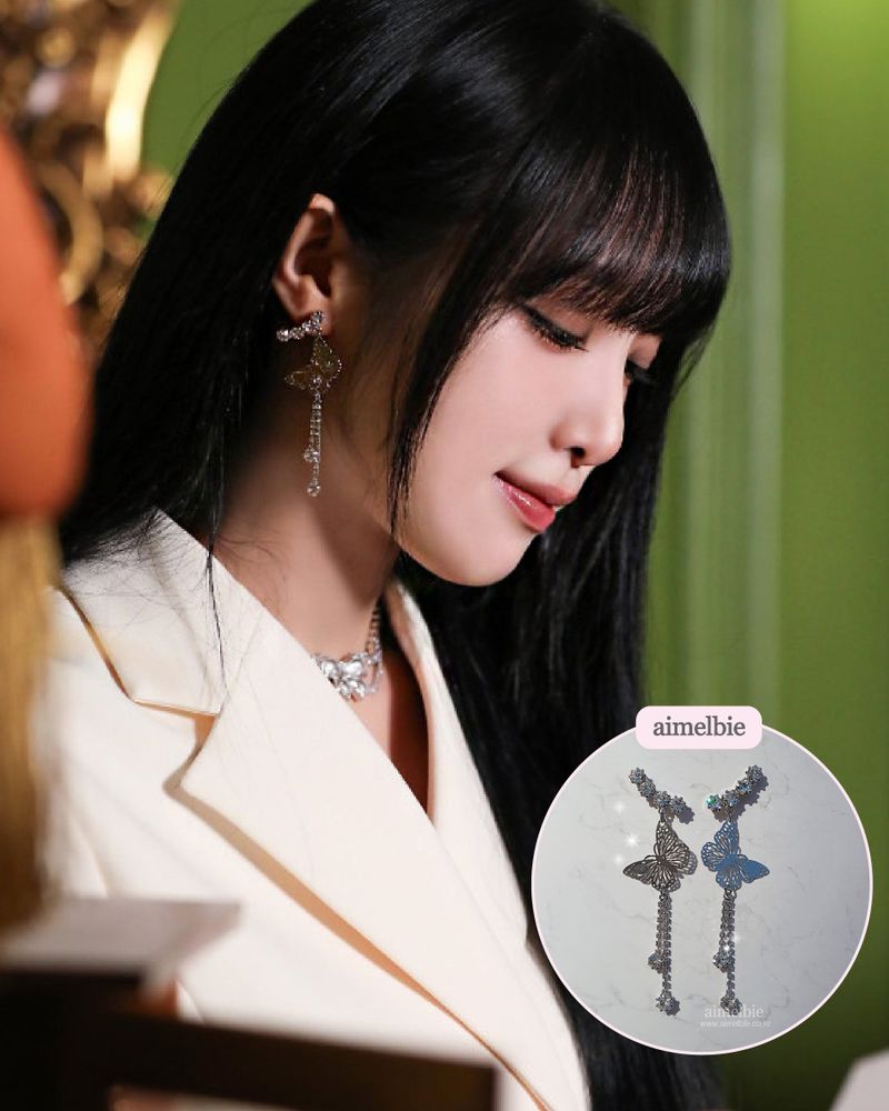  [IVE Rei, Choi Yena Earring] Butterfly Elf Queen Earring