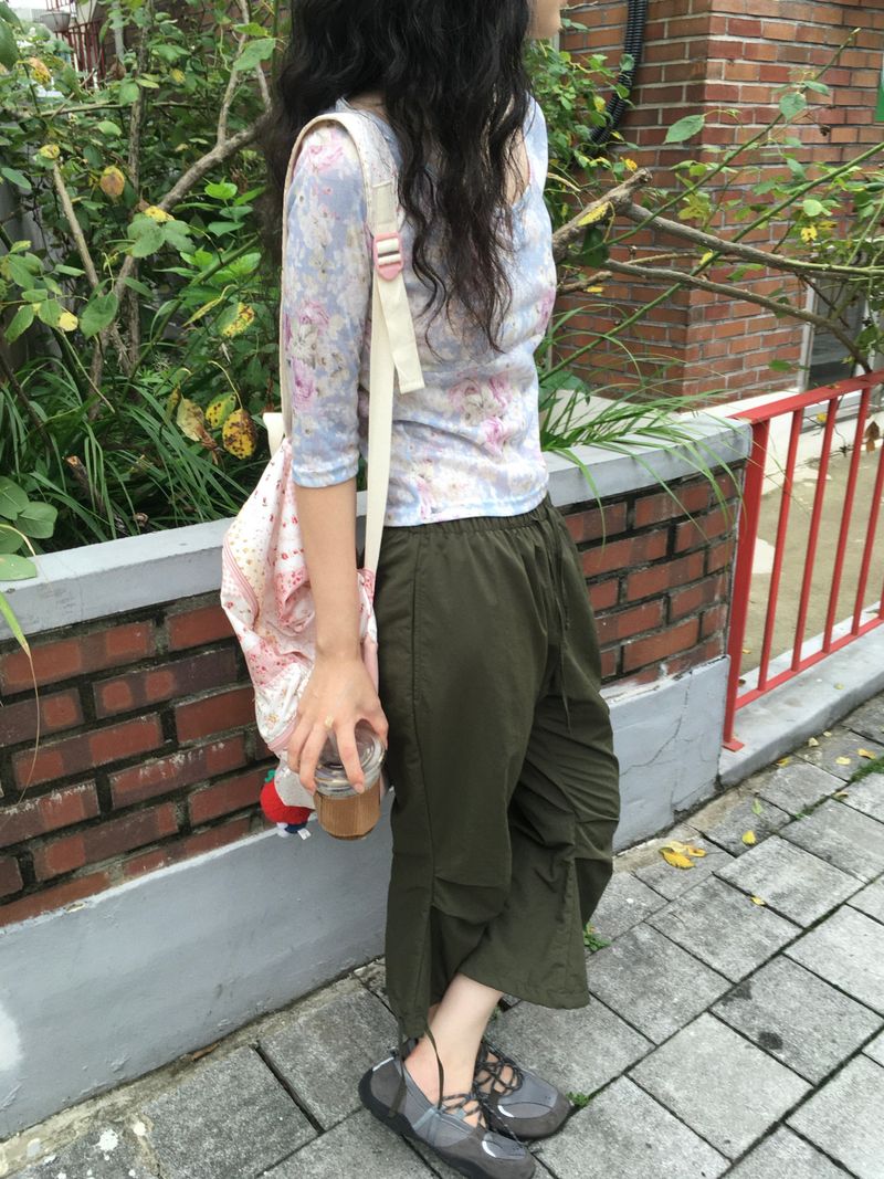 Nylon Capri Pants