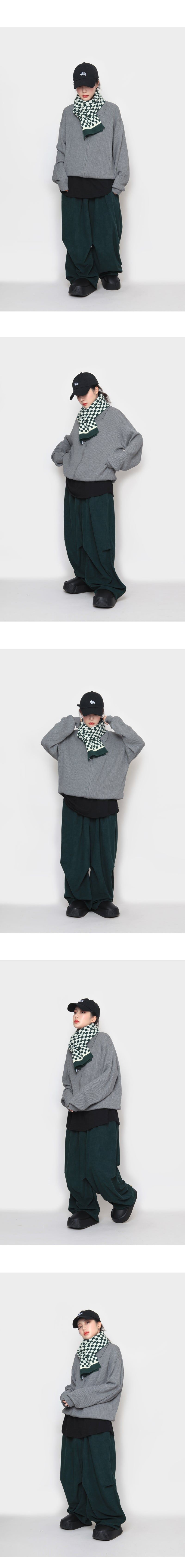 Pintuck Corduroy Balloon Pants