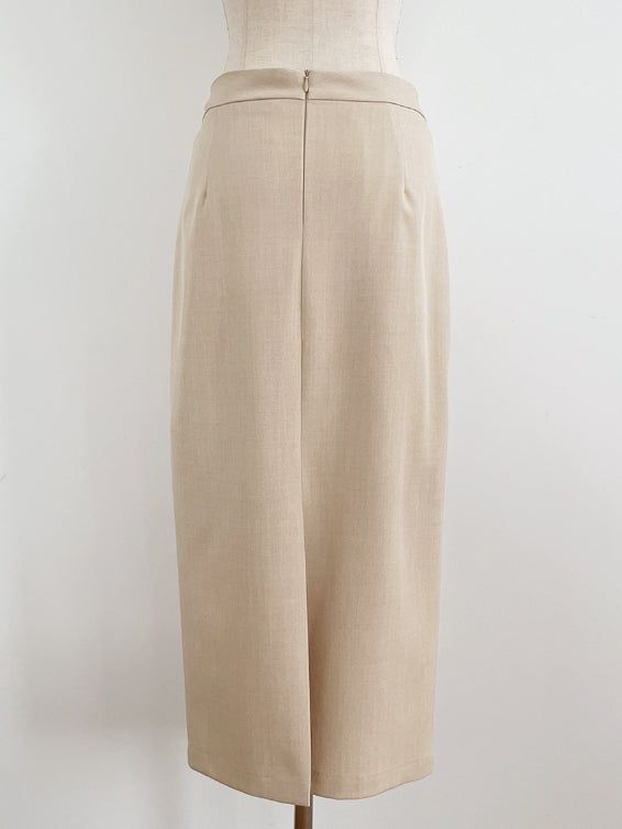 Vekia Crop Jacket H-Line Skirt Set