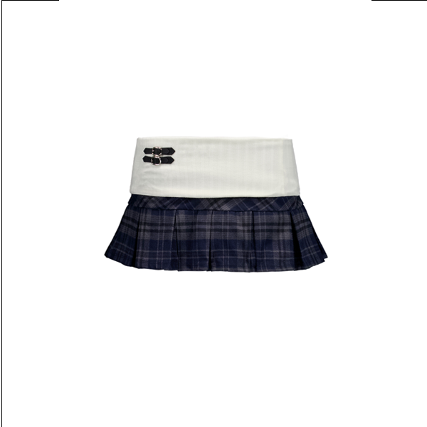 Forusring（フォーラスリング）の「4US BANDING MINI SKIRT [CHECK]（Skirts）」