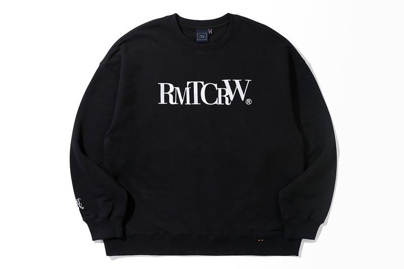 RECENT LOGO SWEAT SHIRT_BLACK