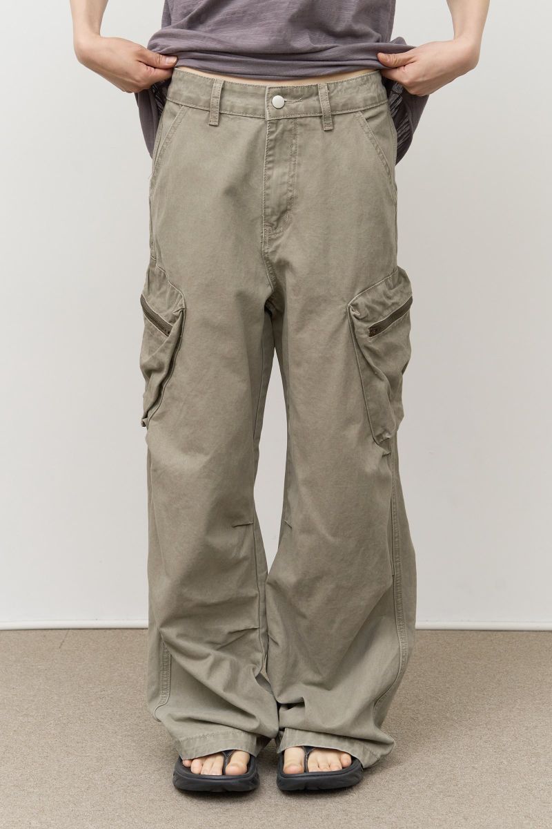 Fading Pigment Cargo Pants